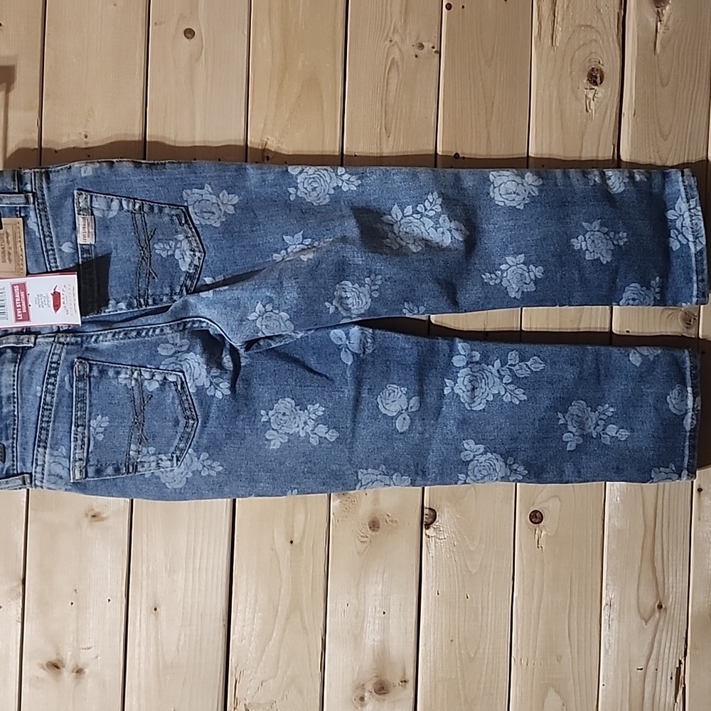 Levi Strauss Jeans Size 6 Girls NWT ankle Straight - Picture 6 of 6